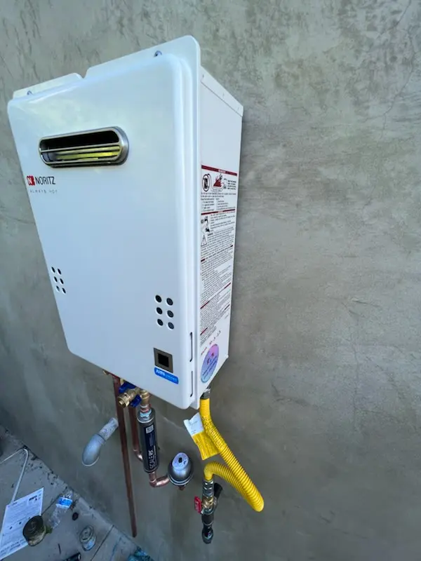 Tankless water heater installation for Tuscany homes
